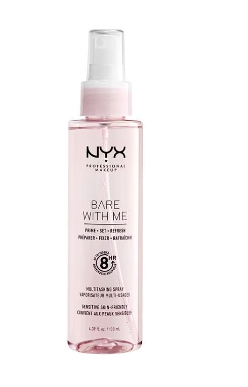 NYX Professional Makeup Bare with Me Multitasking Setting Spray and Face Makeup Primer Cucumber