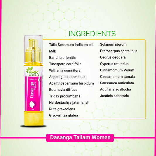 KBK Herbals Dasanga Tailam Women