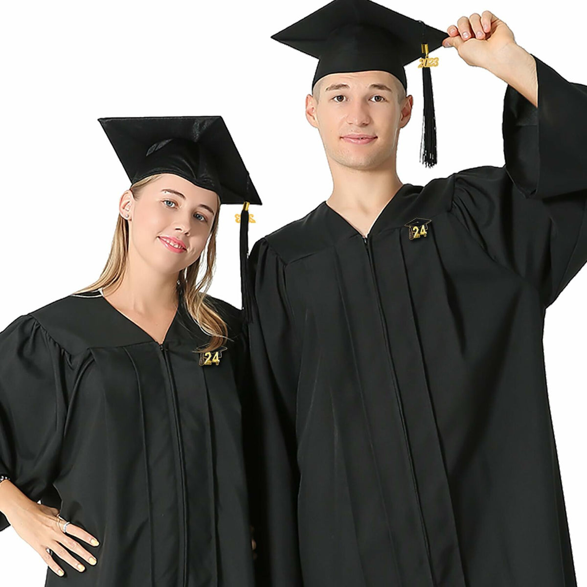 GraduationMall 2024 Graduation Cap Lapel Pin Souvenir Badge 1 Piece
