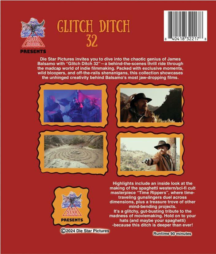 Glitch Ditch 32 Blu-ray Horror Movie Film James Balsamo