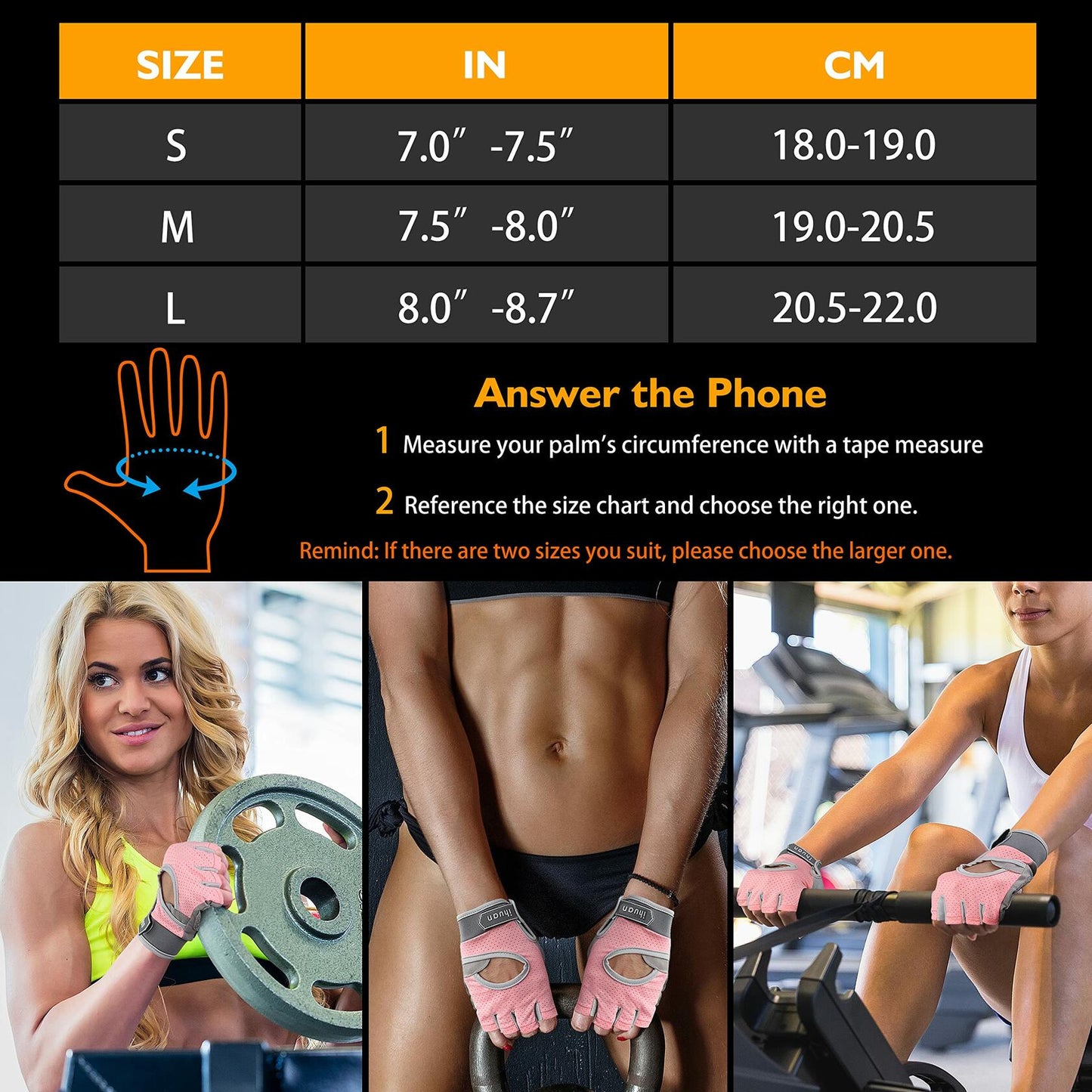 ihuan Breathable Workout Gloves for Men & Women – Gym, Cycling, Fitness
