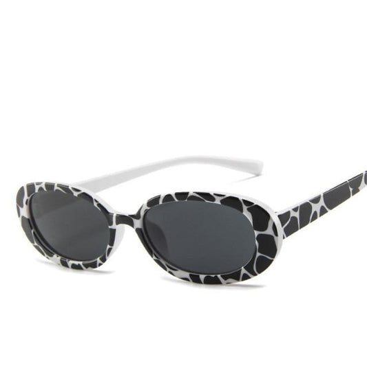 Oval Sunglasses For Women Retro Designer Glasses For Women/Men Small Eyewear For Women Tiny Small 90s Sunglasses Women Polarized Retro Oval Sunglasses Tinted Glasses