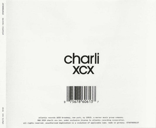 Brat And It's The Same But There's Three More Songs So It's Not (CD) | Mint (M) Mint (M)