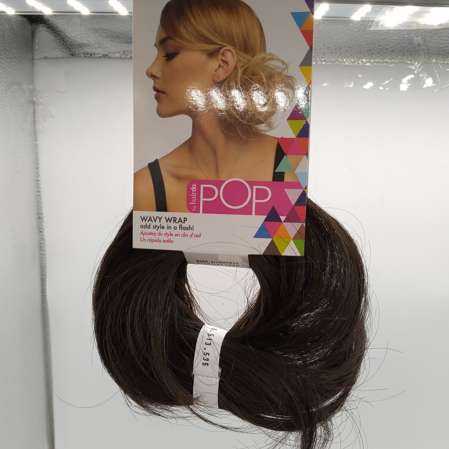 Pop Wavy Wrap - R6 Dark Chocolate by Hairdo for Women - 1 Pc Hair Wrap