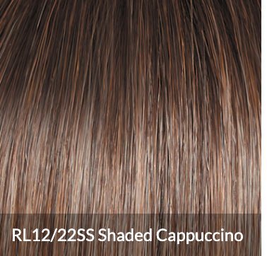 Raquel Welch Flash Forward Layered Mid-Length Textured Wig by Hairuwear, Average Cap Size, RL12/22SS Cappuccino