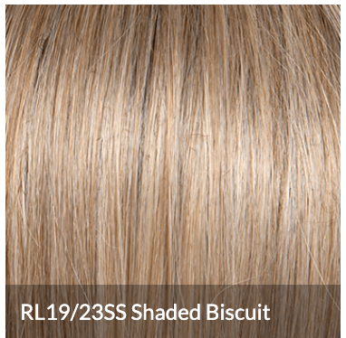 Raquel Welch Sheer Luxury Collection, Showrunner Mid-Length Layered Wig with Feather Lite Fiber Luxlite Cap Ll, Average, RL19/23SS Biscuit