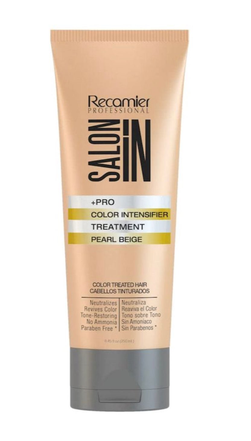 Recamier Professional Salon in Pro Hair Color Intensifier Treatment Pearl Beige 8.45 Fl Oz