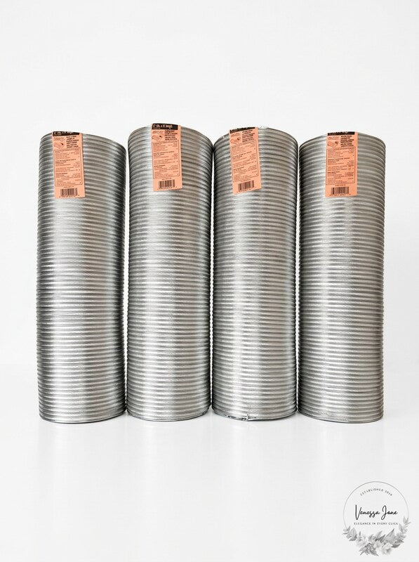 Deflecto Semi-rigid Flexible Aluminum Duct (6 Dia X 8ft)