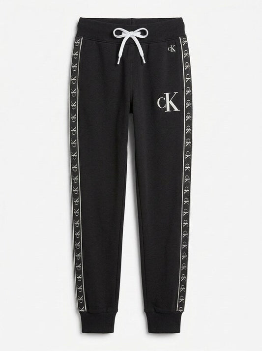 Calvin Klein Girls Ckp Contrast Pop Sweatpants, Size Medium