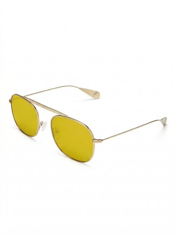 Lyndon Leone Womens James Mirrored Aviator Sunglasses