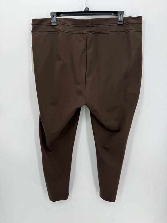 Calvin Klein Plus Size Pleated-Waist Pull-On Pants, Size 2X