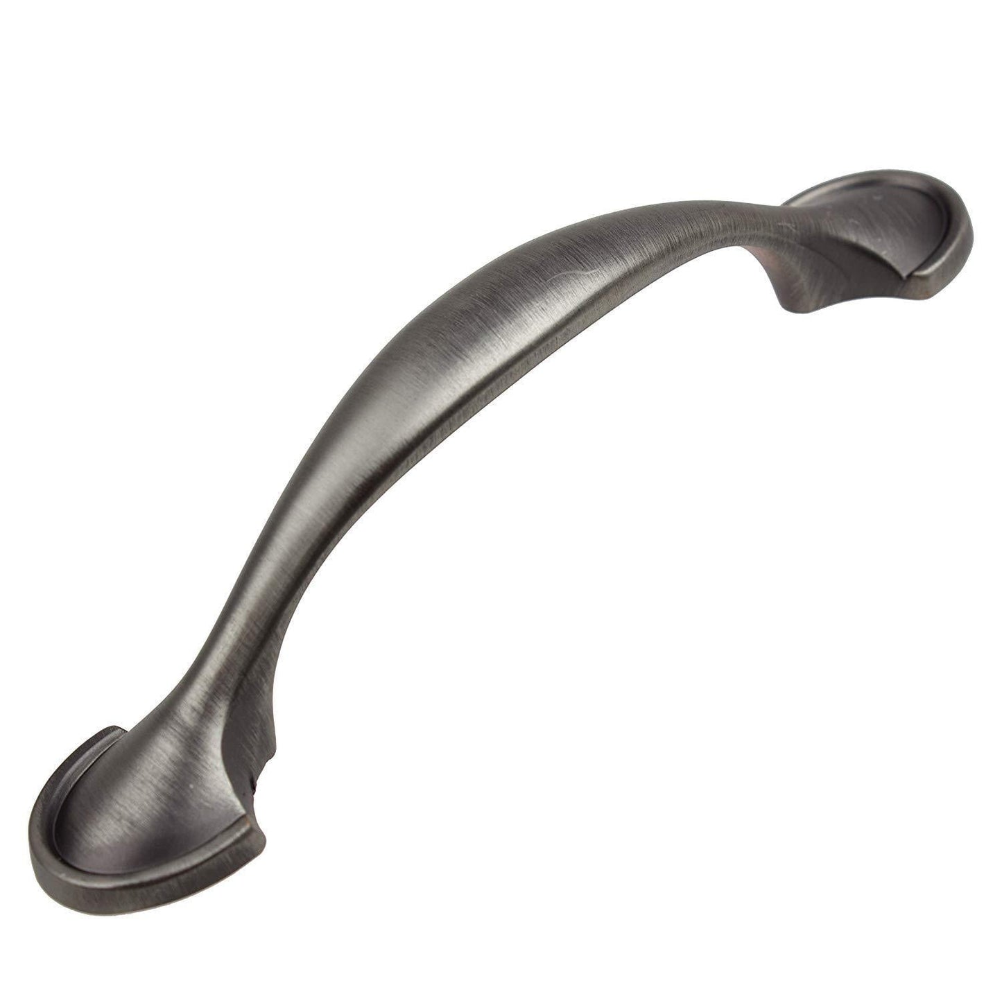 GlideRite Hardware Type Hooks CC Arch Cabinet Pull, 3in Satin Pewter Lot of 19