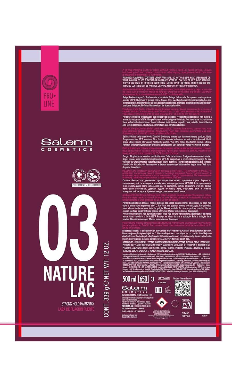 Salerm Definition Nature Strong Spray - 12 oz