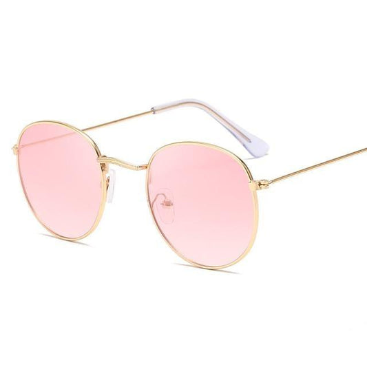 Small Round Polarized Sunglasses for Women Men Classic Vintage Retro Shades UV400 Luxury Oval Shape Sunglasses For Women New Branded Style Eyewear For Women/Men New Small Round Shape Glasses