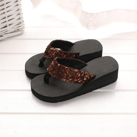 Summer Women Flip Flops Casual Sequins