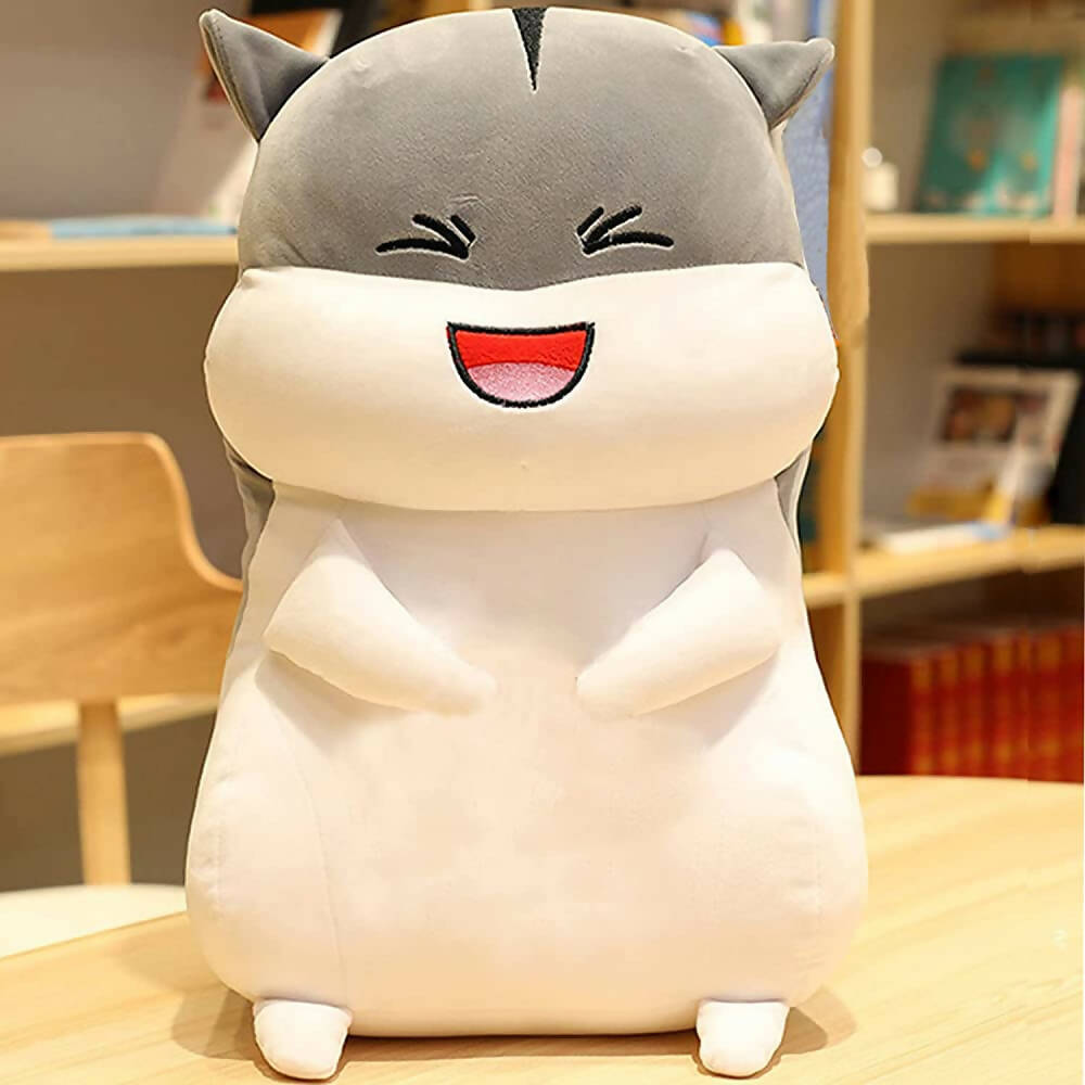 Webby Plush Cute Hamster Soft Toy Ragdoll Doll Big Pillow- 35 cm
