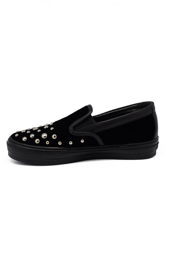 Salvatore Ferragamo Women Velvet Slip-On