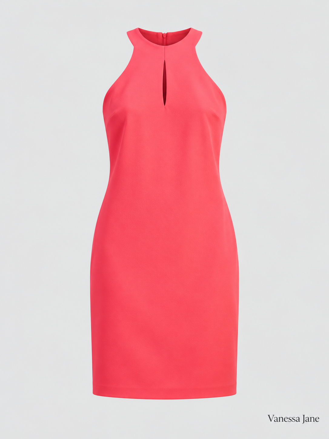 Trina Turk Honor Keyhole Halter Dress