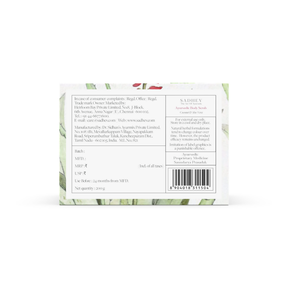 Sadhev Ayurvedic Body Scrub