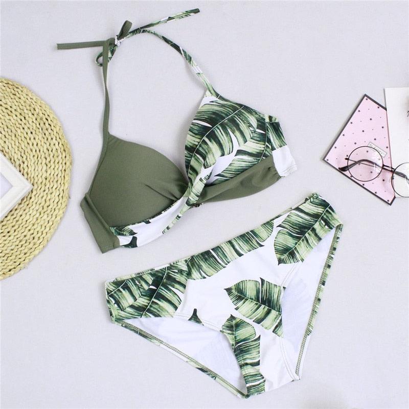 Women Bikini Set Swimwear Two Piece Brazilian Bathing Suit Large Plus Size