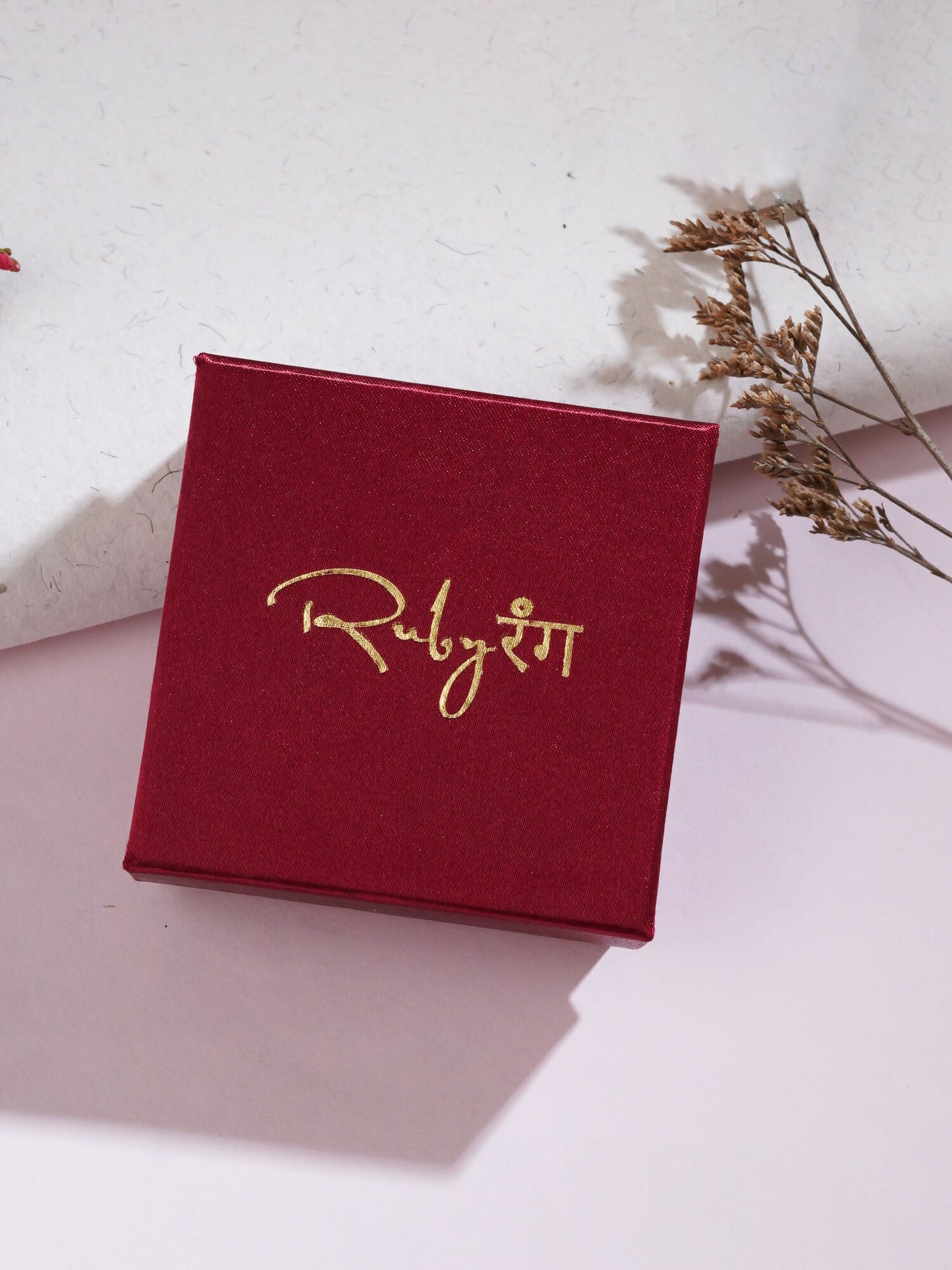 Stone kundan earrings (green) - Ruby Raang