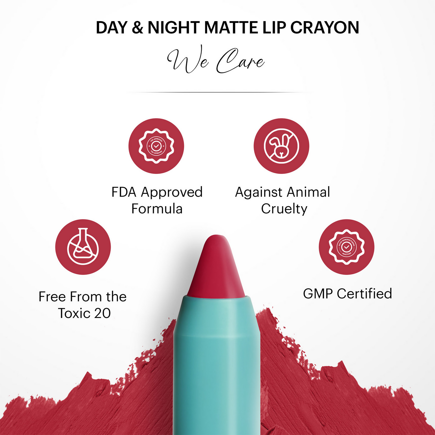 Parul Garg Beauty Day & Night Creamy Matte Lip Crayon - Princess 98