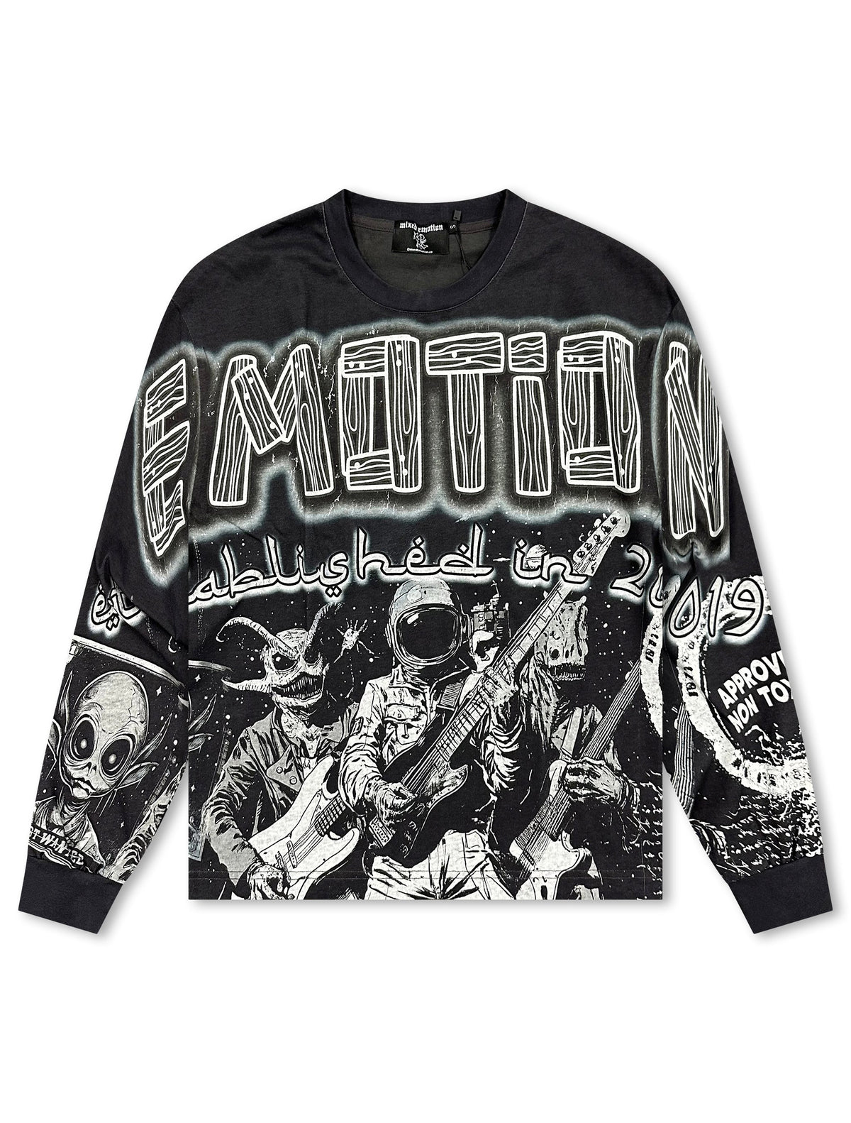 Mixed Emotion Astro Long Sleeve - Black