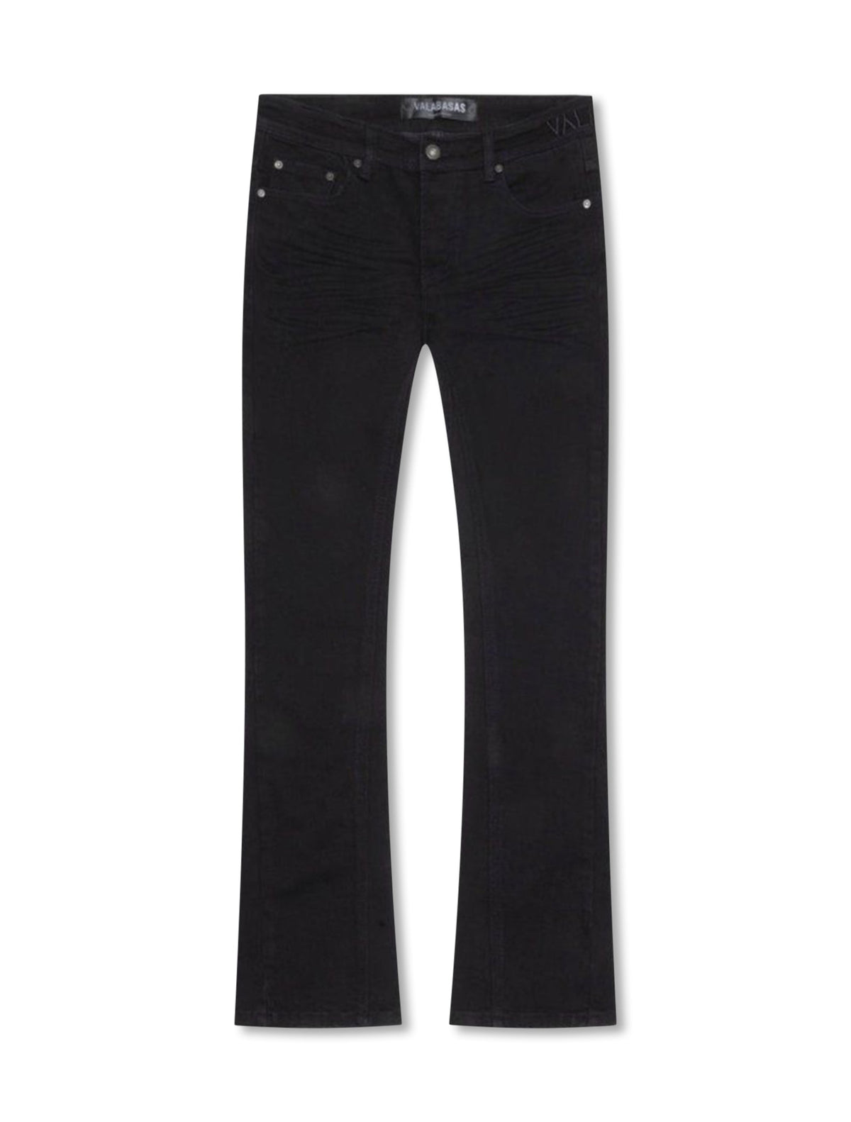 Valabasas Mr. Stacked Black Jeans - Black