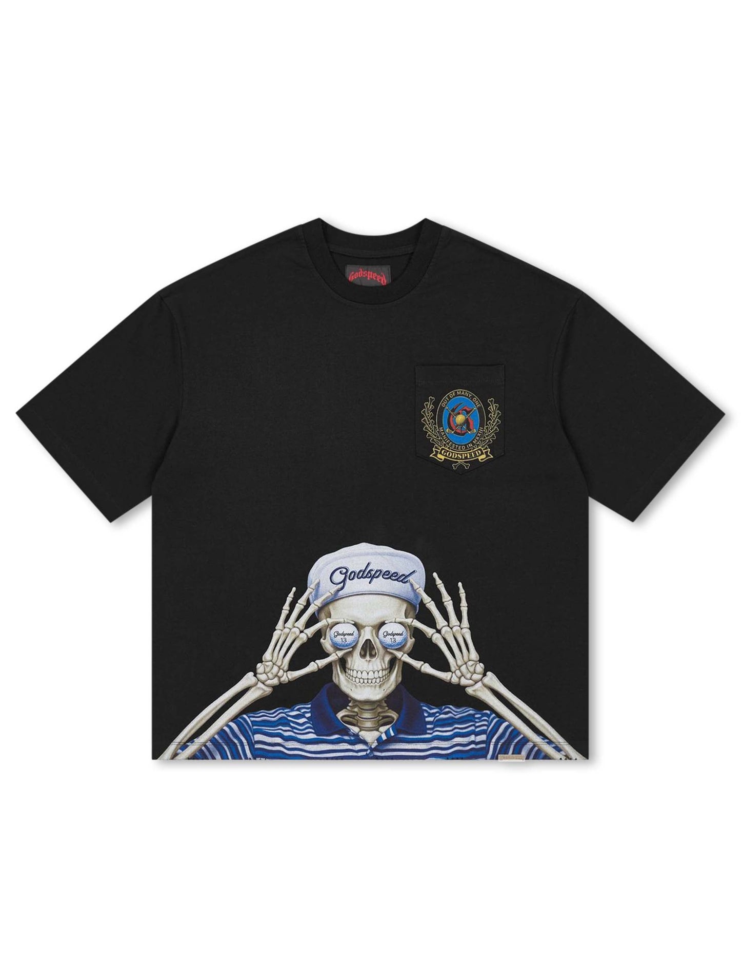Godspeed Golf Days Pocket Boxy Tee - Black