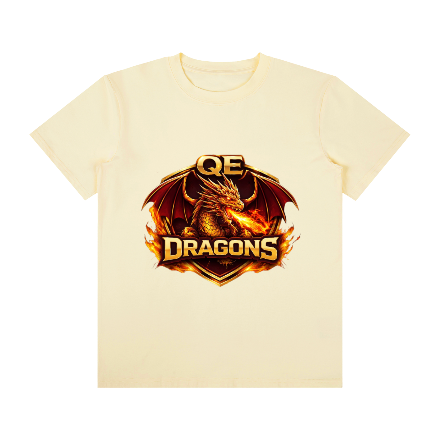 QE Dragons Unisex Classic Crew Neck Cotton T-Shirt
