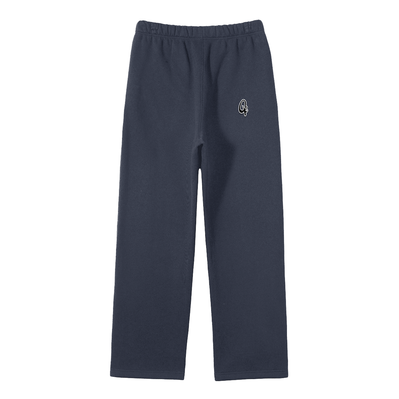 QE Unisex Solid Color Fleece Straight Leg Pants