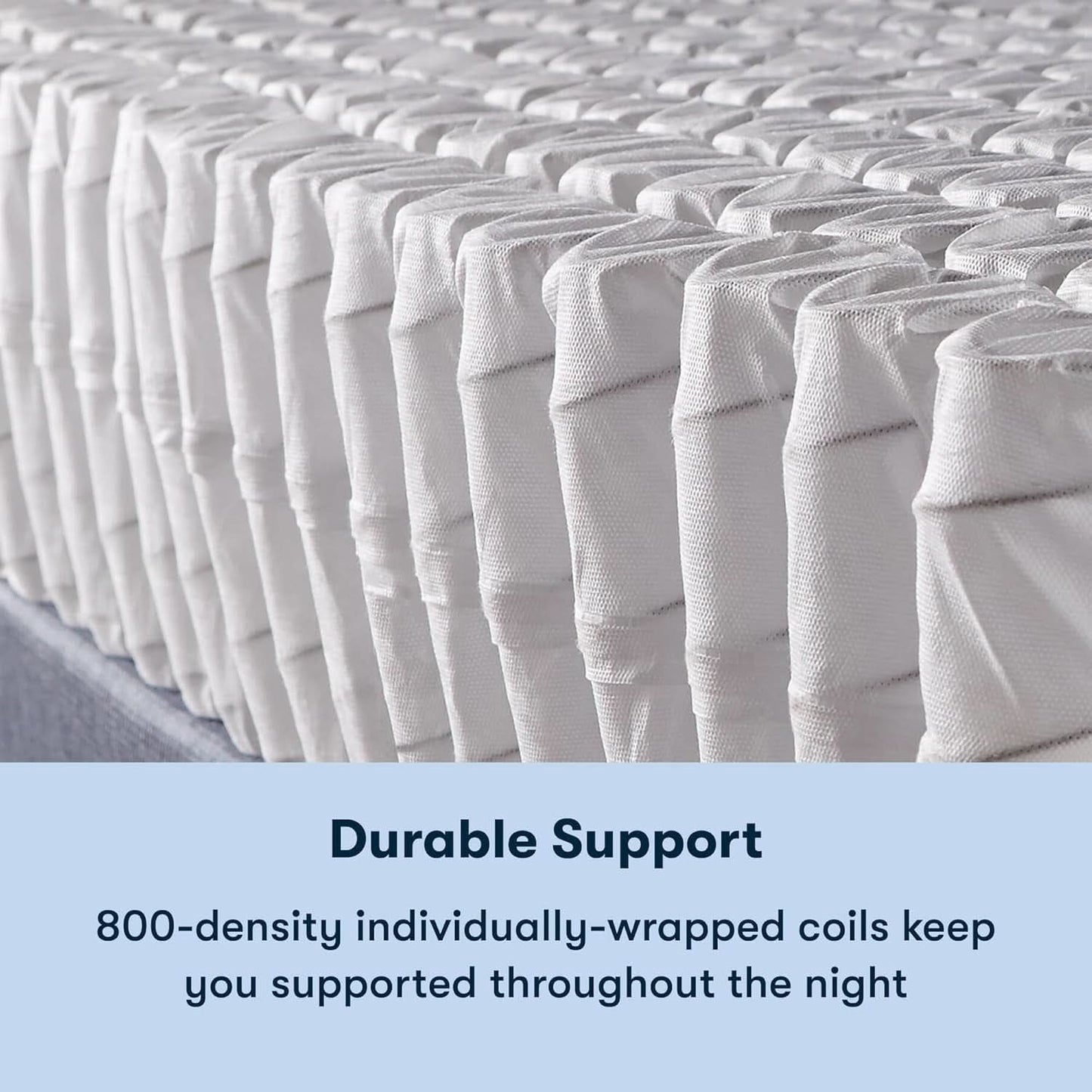 Full Size Hybrid Mattress Box Cooling Memory Foam Technology