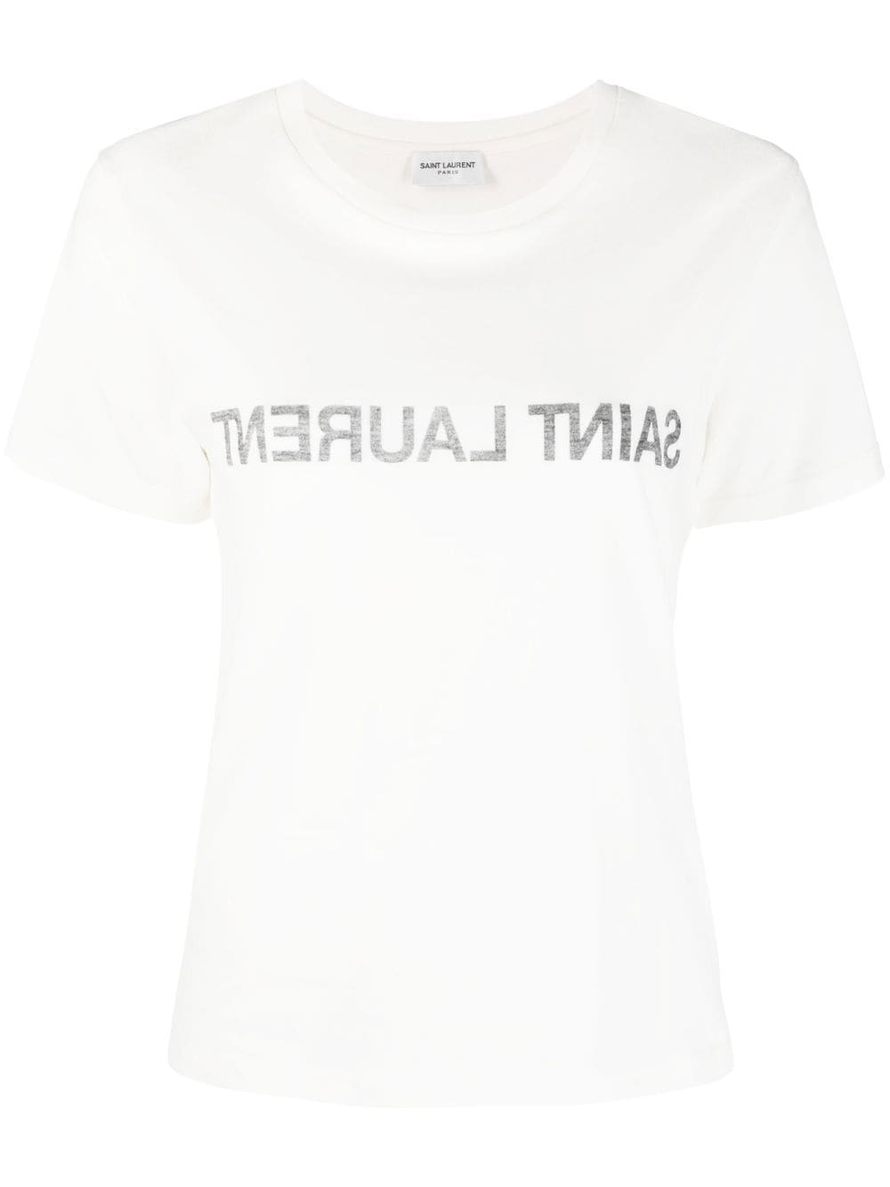 Saint Laurent Women Saint Laurent Reverse Cotton T-Shirt