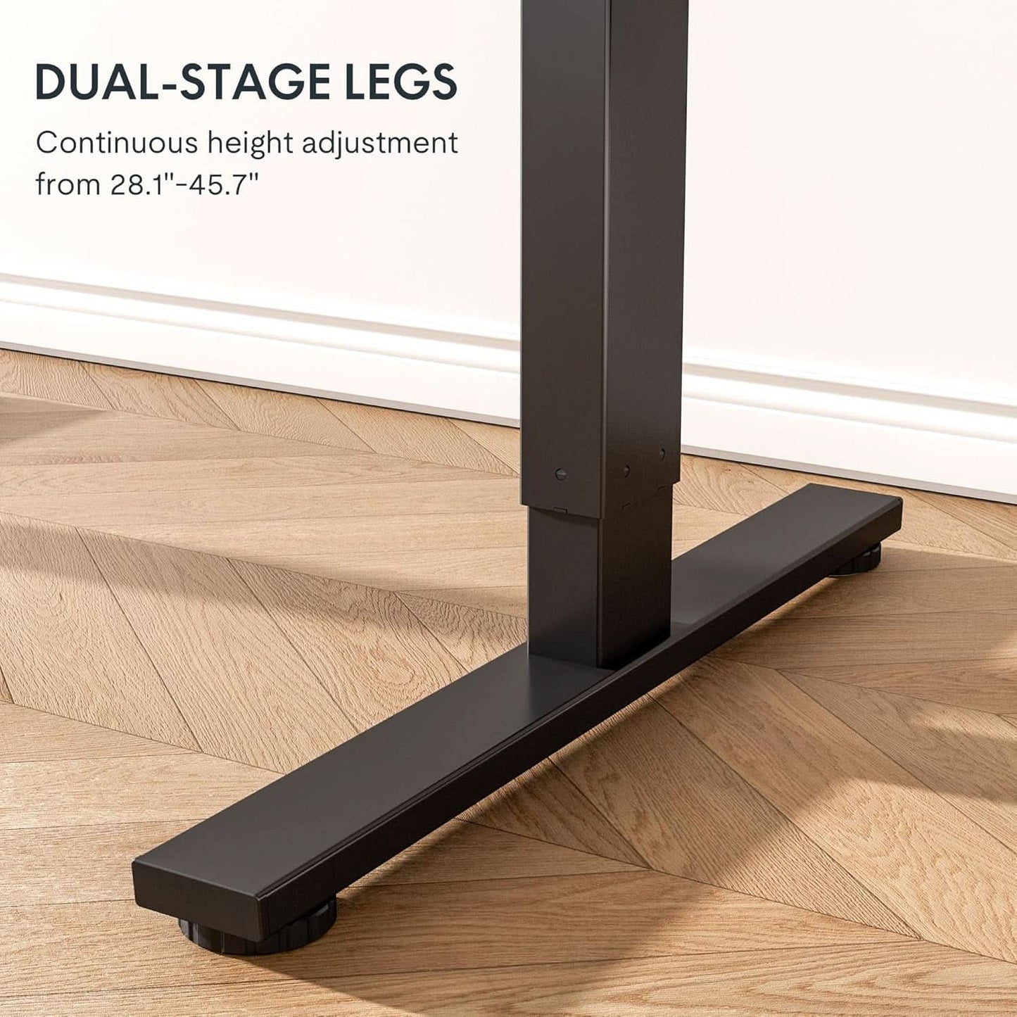 Electric Standing Desk 48x24 Inch Adjustable Height