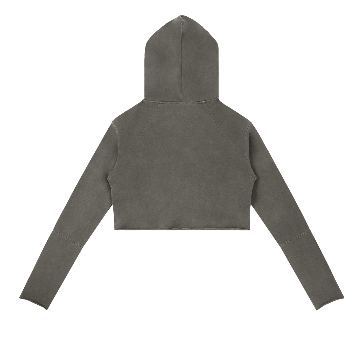 QE Muffins Vintage Washed Raw Edge Hoodie