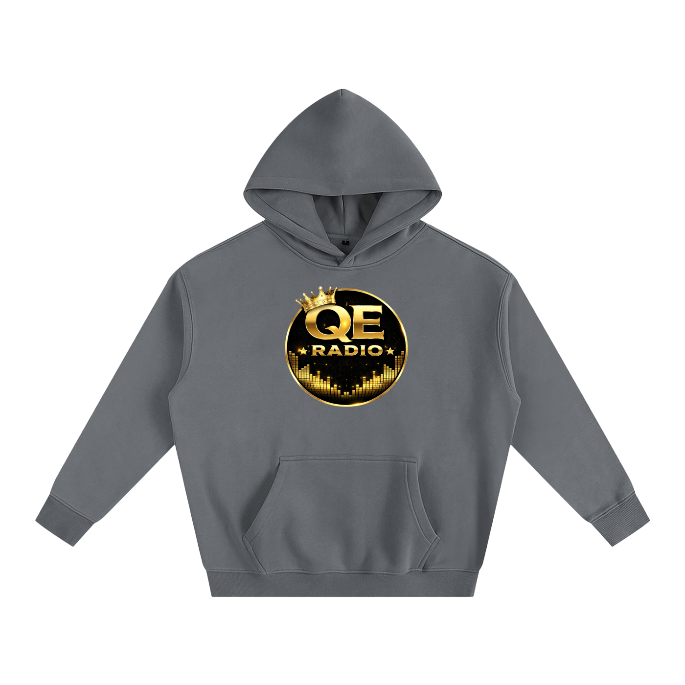 QE Radio Oversize Fleeced Hoodie