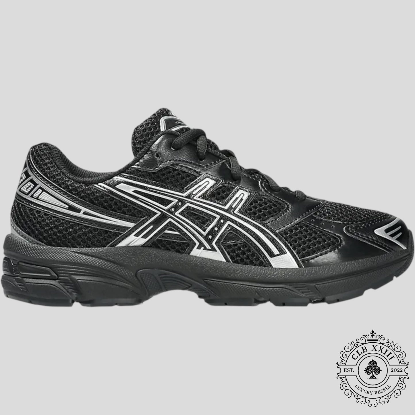 ASICS Gel-1130 Black Pure Silver (GS)
