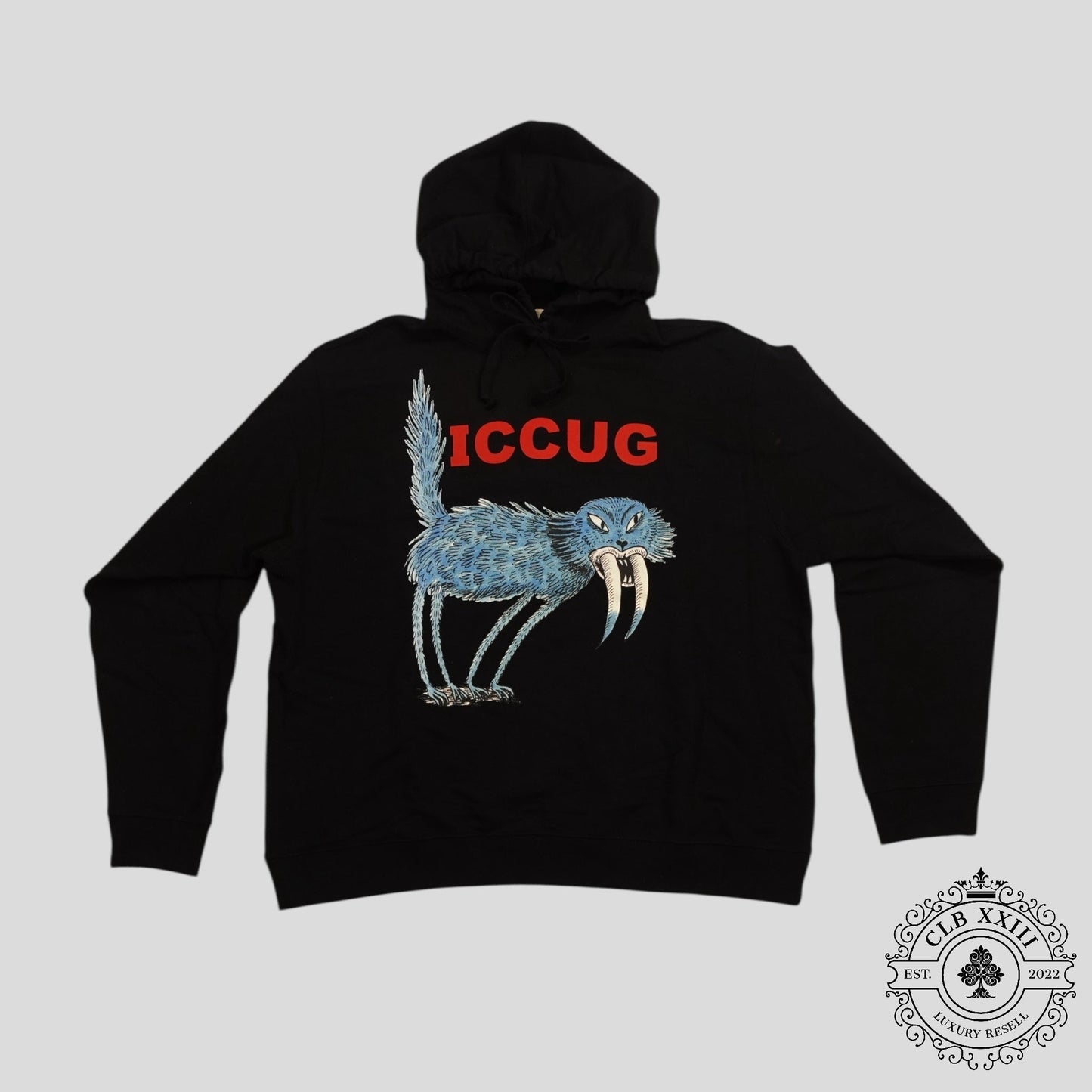 Gucci X Freya Hartas ICCUG Hoodie in Black