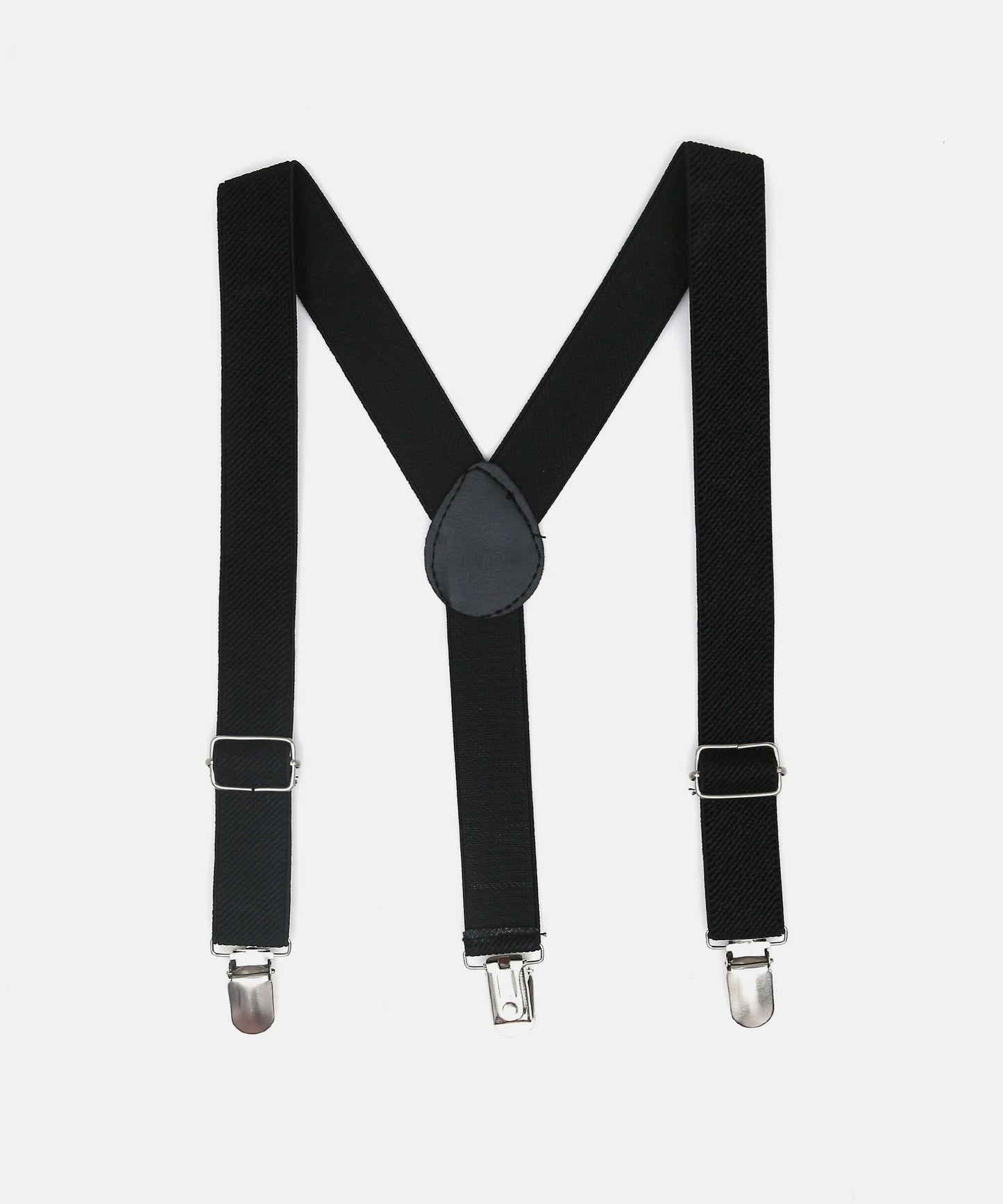 Manet Boys Solid Suspenders - Black