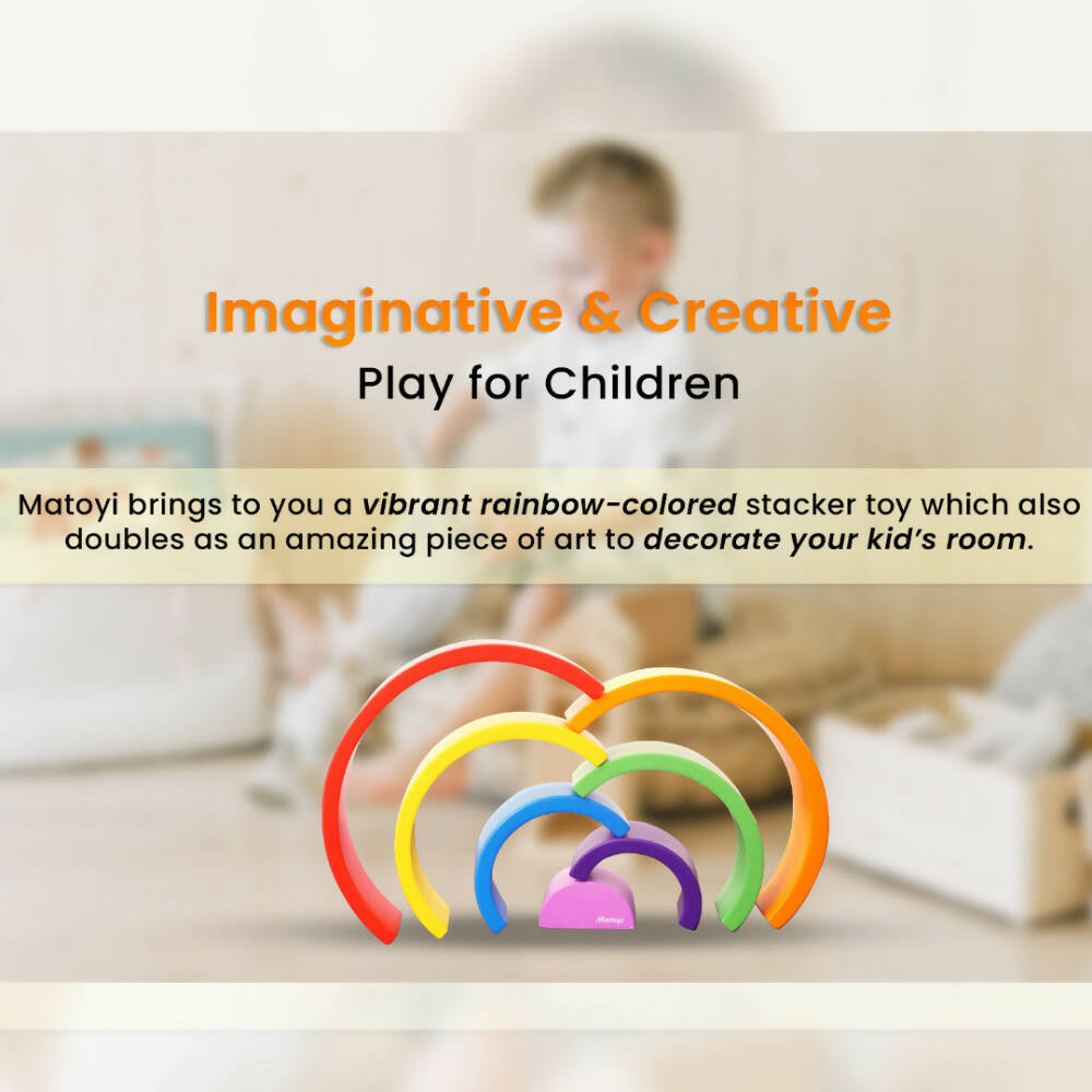 Matoyi Balancing Animals & Rainbow Stacker Combo