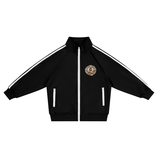 QE Kids’ Contrast Tape Coach Jacket