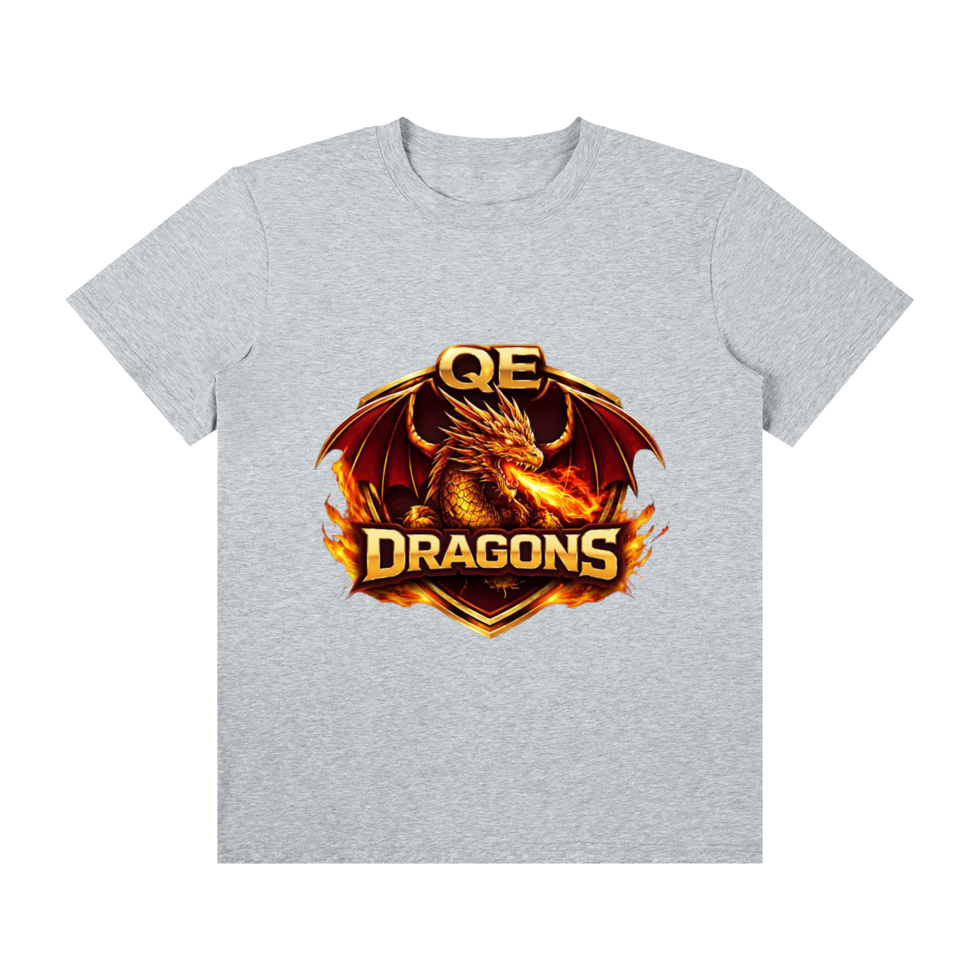 QE Dragons Unisex Classic Crew Neck Cotton T-Shirt