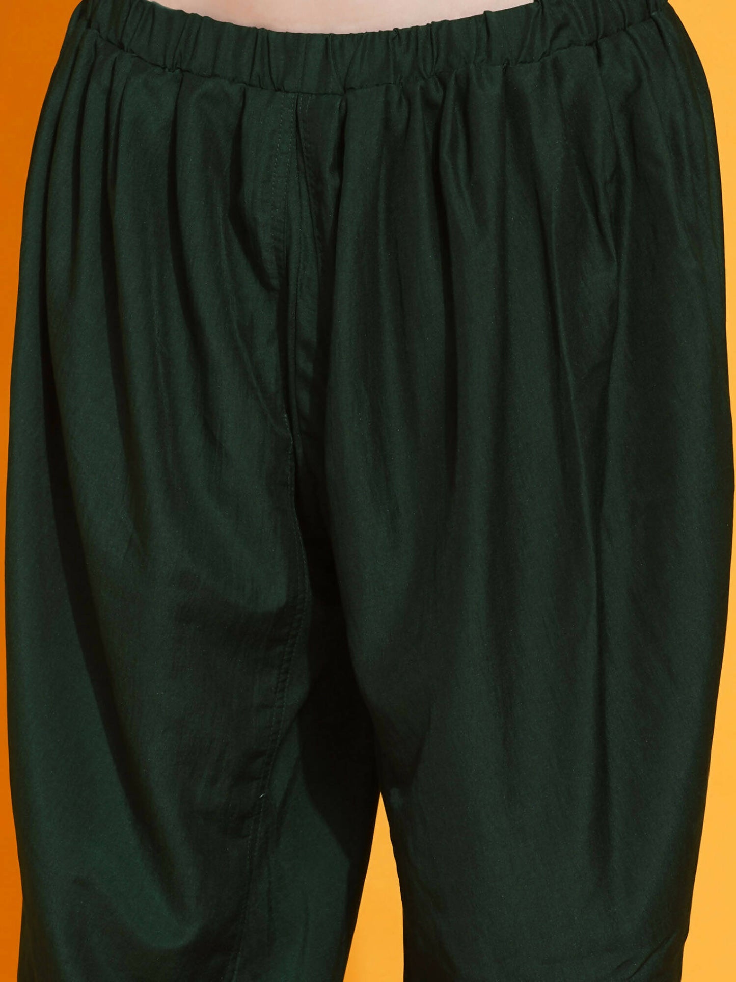 Women Republic Green Kaftan With Hand Embellishment And Dhoti Salwaar