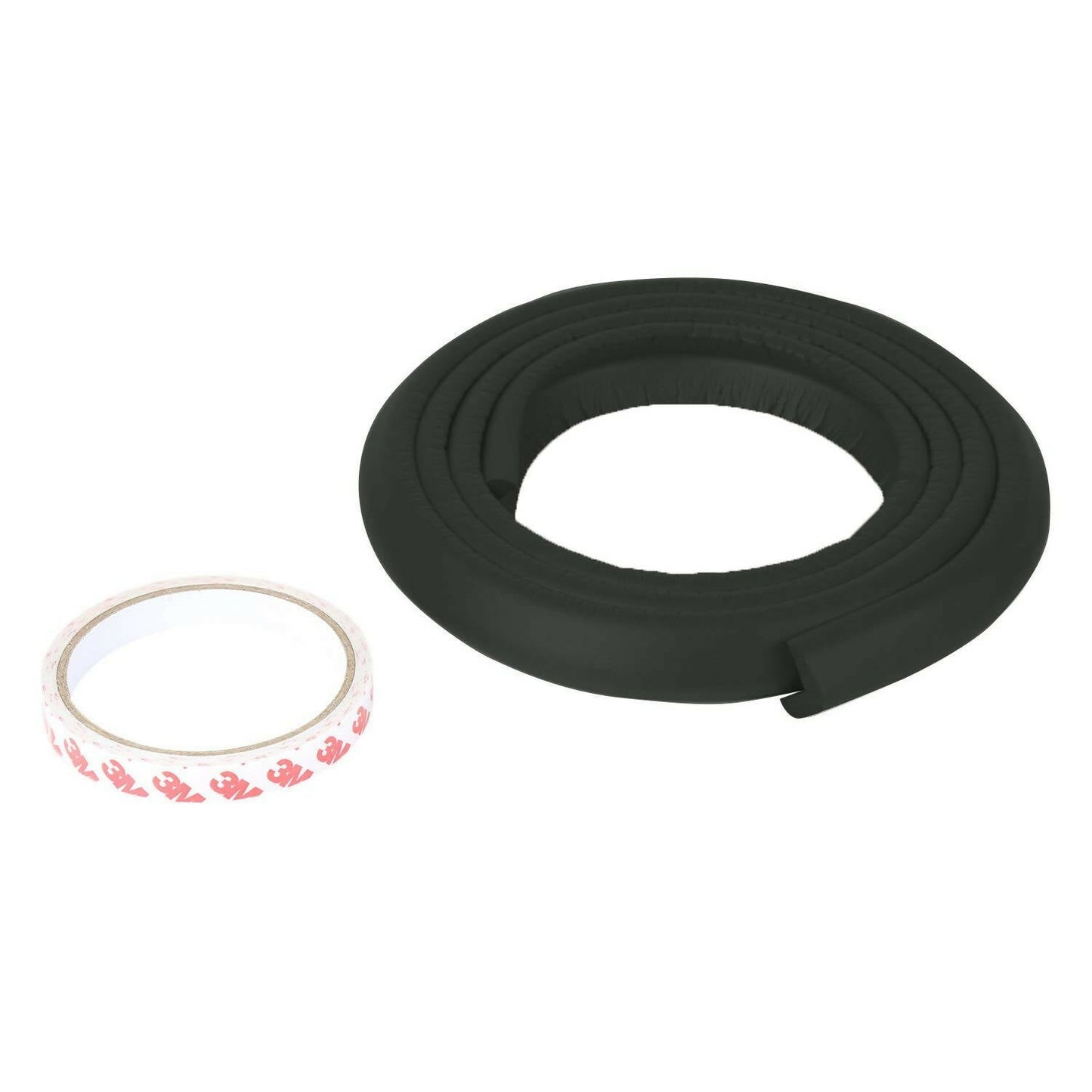 Safe-O-Kid Unique High Density L-Shaped 2 Mtr Long 1 Edge Guard Strip- Black