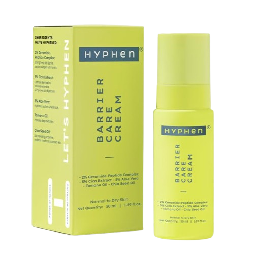 Hyphen By Kriti Sanon Barrier Care Cream For Dry Skin With Ceramide, Tamanu Oil, CICA Extracts, Instant Skin Hydration