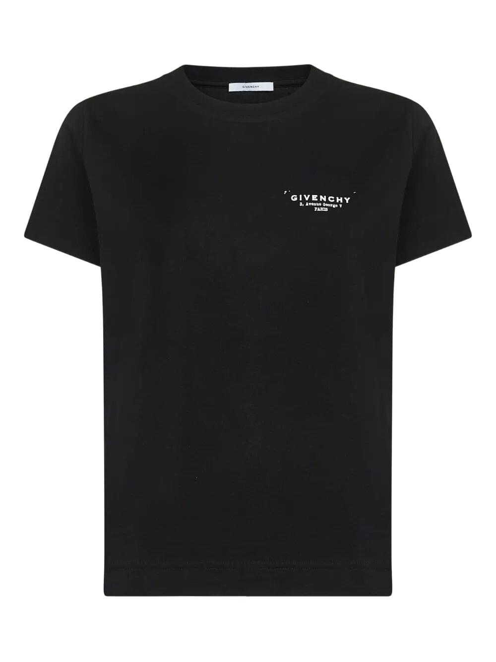 Givenchy Women Back Print Regular Fit Cotton T-Shirt