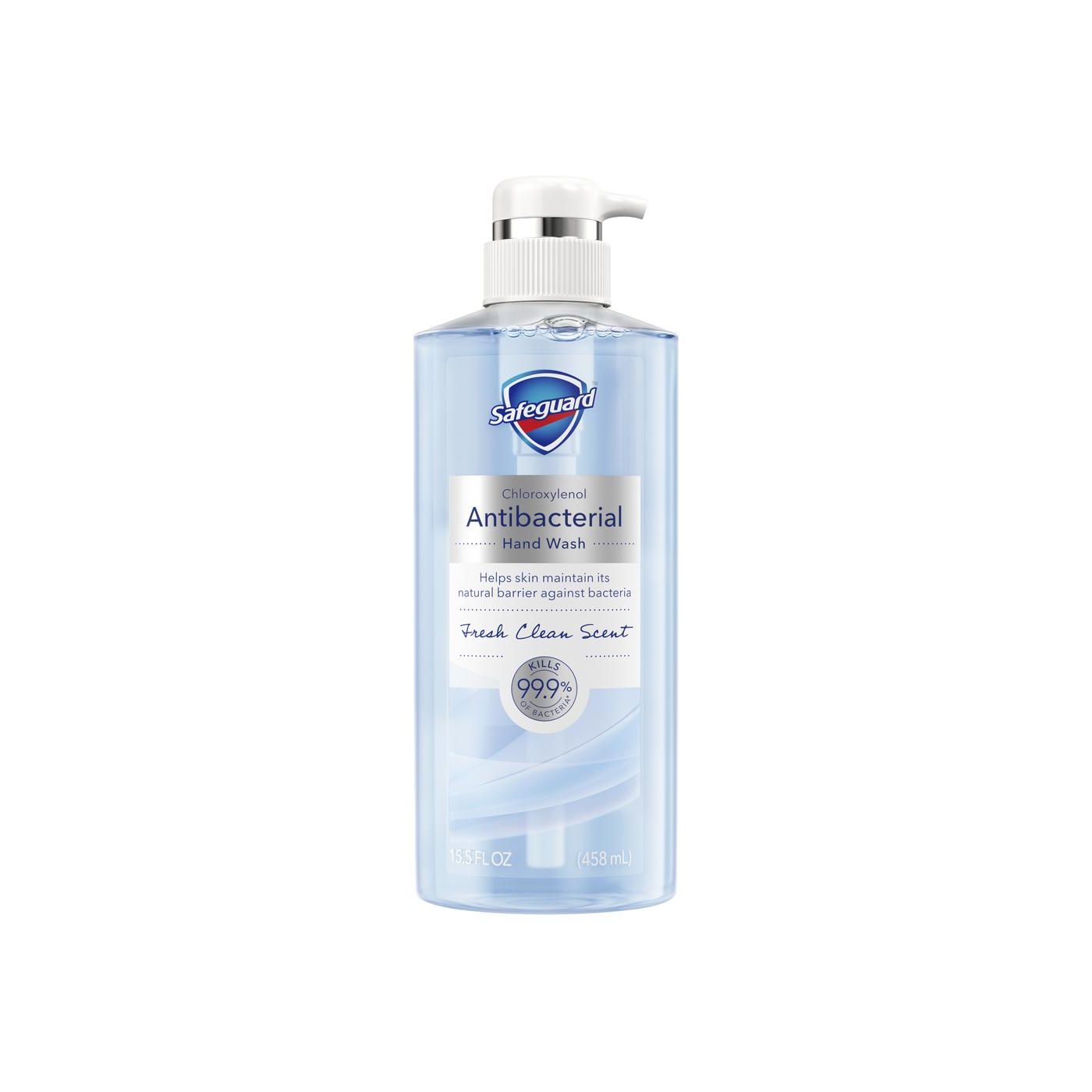 Safeguard Antibacterial Hand Wash, Fresh Clean Scent - 15.5 Ounce