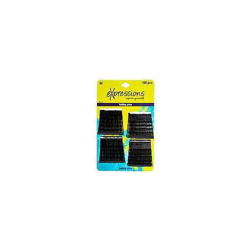 Expressions Bobby Pins – Black (100 Count)