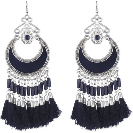 MS Fashion India Hanging Earrings With Threads