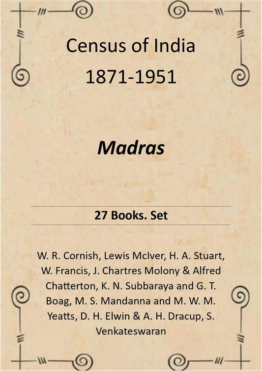 Census of India 1871-1951: Madras - Gyan Books